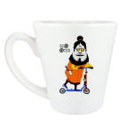 Кружка латте (360 мл) 'Самокат'