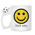 Кружка с футбольным мячиком