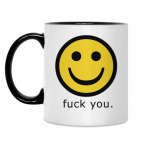 Кружка двухцветная