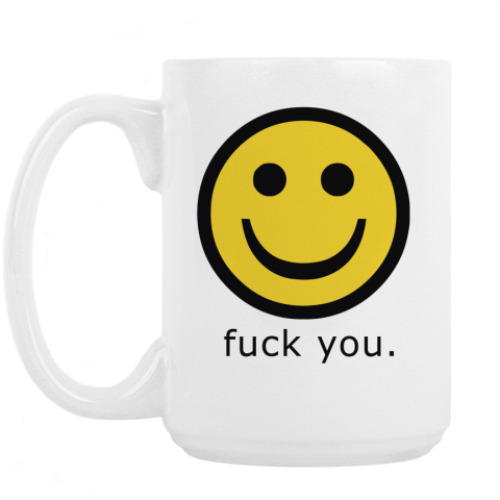 Кружка с принтом SmileFuck