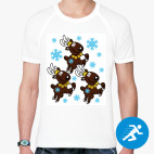 Мужская спортивная футболка