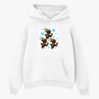 Толстовка худи оверсайз