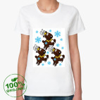 Женская футболка органик