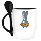 Кружка с ложкой