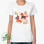 Женская футболка органик