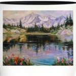 Озеро у гор