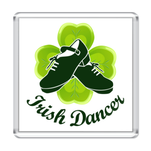 Магнит с принтом Irish Dancer