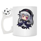 Кружка с футбольным мячиком