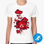 Женская спортивная футболка