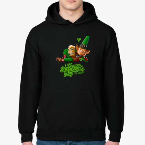 Толстовка худи с принтом День Св.Патрика