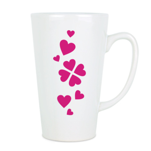 Чашка Латте с принтом LOVE me