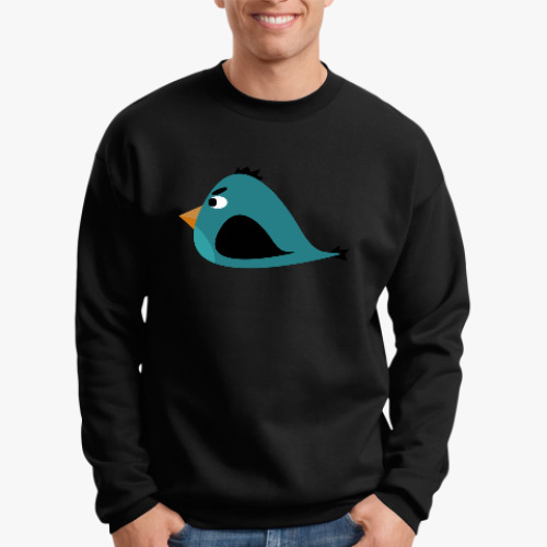 Свитшот с принтом Злая птица