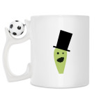 Кружка с футбольным мячиком