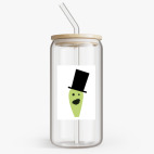 Банка с бамбуковой крышкой