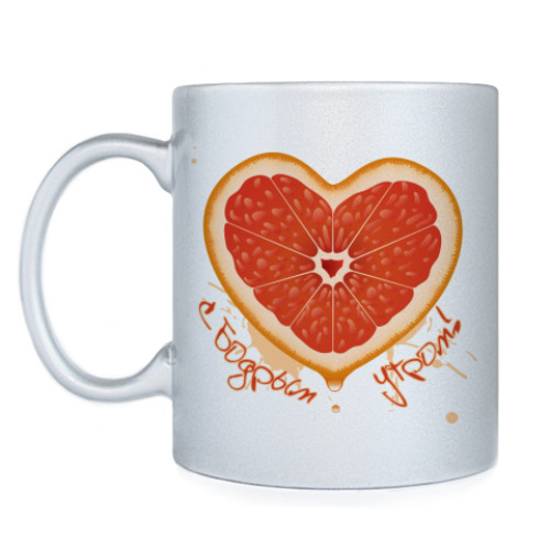 Кружка с принтом С Бодрым Утром!