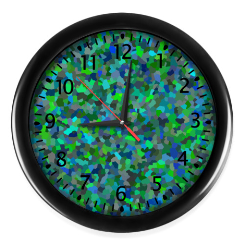 Настенные часы с принтом Пятнышки