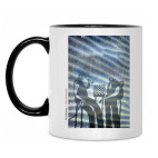 Кружка двухцветная