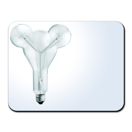 Коврик для мыши с принтом лампочка