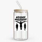 Банка с бамбуковой крышкой