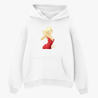 Толстовка худи оверсайз