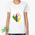 Женская футболка органик