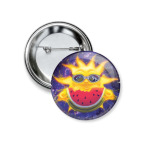 Значок 37 мм Солнечный арбуз