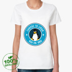 Женская футболка органик