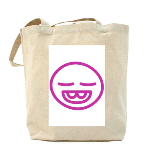 Сумка шоппер с принтом Face