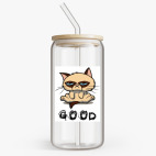 Банка с бамбуковой крышкой