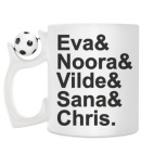 Кружка с футбольным мячиком