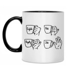 Как держать кружку