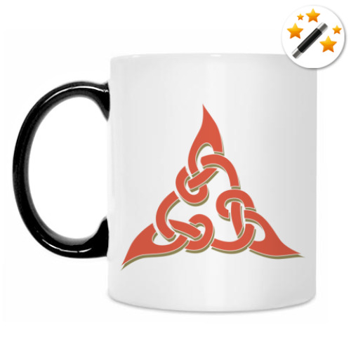 Кружка-хамелеон с принтом Кельт