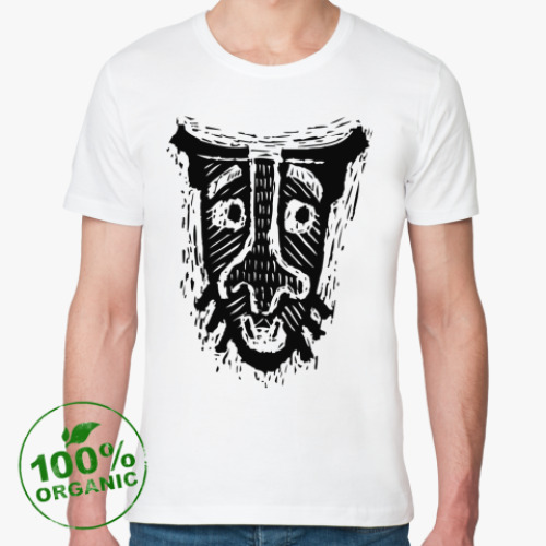 Футболка из органик-хлопка с принтом Mask #XXV