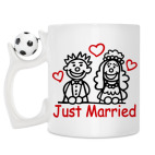 Кружка с футбольным мячиком