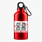 Металлическая бутылка 400 мл UV-DTF