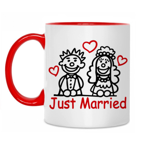 Кружка с принтом Для молодоженов