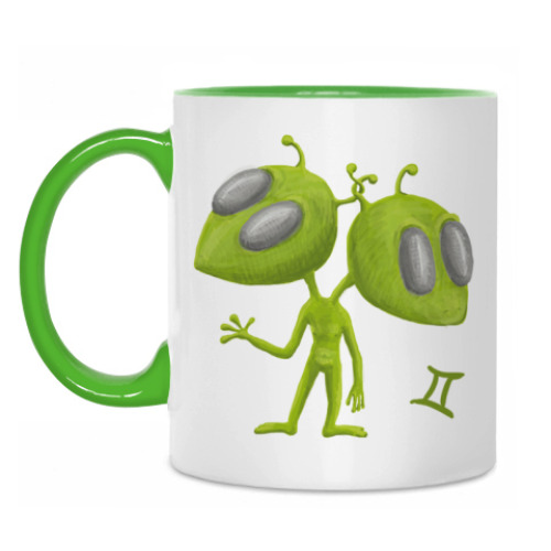 Кружка с принтом Пришельцы