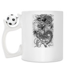 Кружка с футбольным мячиком