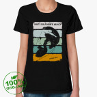 Женская футболка органик