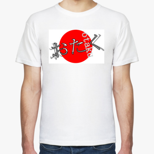 Футболка с принтом OTAKU