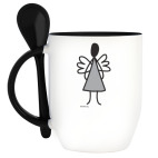 Кружка с ложкой