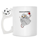 Кружка с футбольным мячиком