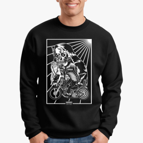 Свитшот с принтом 'Дух поездки'