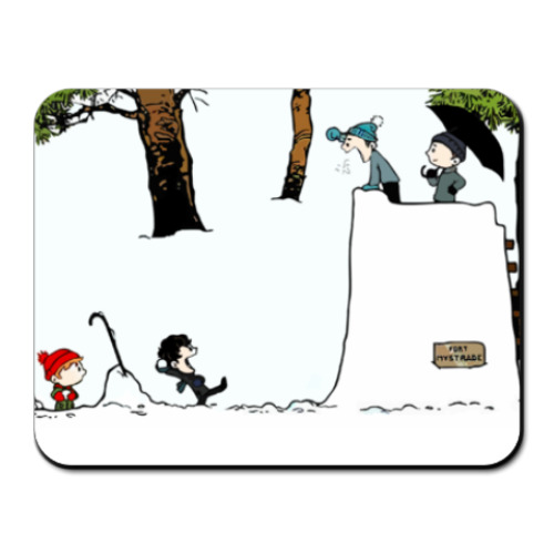 Коврик для мыши с принтом Шерлок(sherlock)