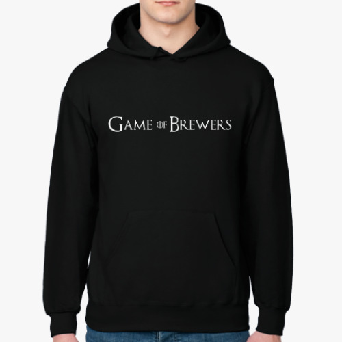 Толстовка худи с принтом Game of Brewers