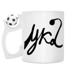 Кружка с футбольным мячиком