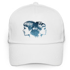 Кепка / бейсболка, белая (печать) The Dø