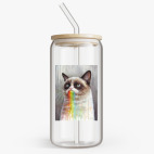 Банка с бамбуковой крышкой