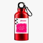 Металлическая бутылка 400 мл UV-DTF