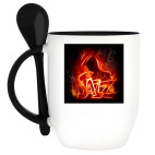 Кружка с ложкой